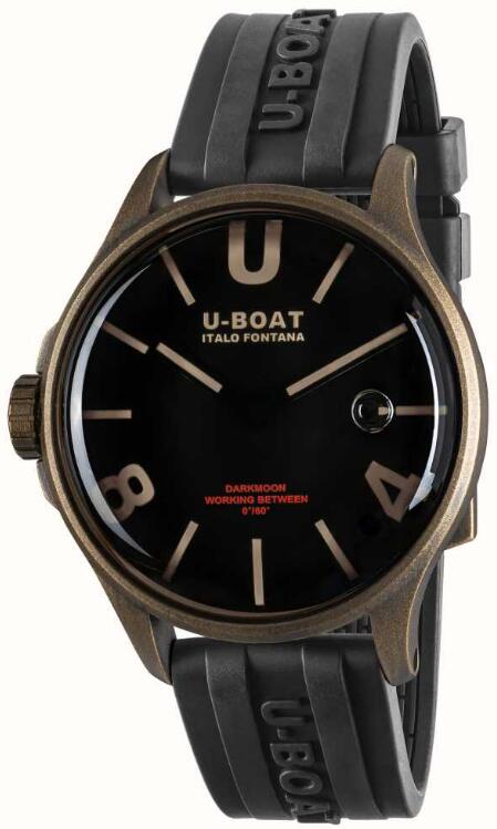 Review Replica U-Boat Darkmoon 44mm Brown Vintage Curve 9548 watch